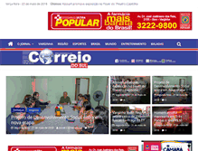 Tablet Screenshot of correiodosul.com